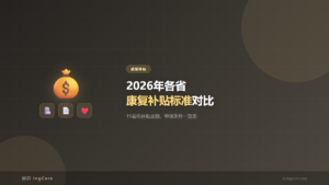 政策补贴：2026年各省康复补贴标准对比