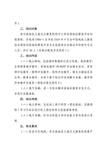 滨州市残联2024年拔尖培训班通知 发文原文第2页：通知原文